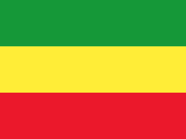 Traditional Flag of Ethiopia