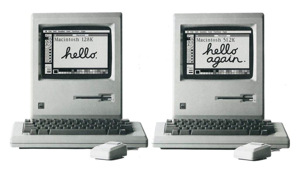 Macintosh 128K and 512K