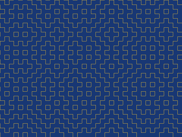 Hitomezashi Stitch Pattern